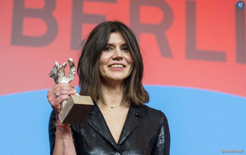Malgorzata Szumowska après la remise des prix lors de la cérémonie de clôture du 65ème festival international du film de Berlin, le 14 février 2015. 