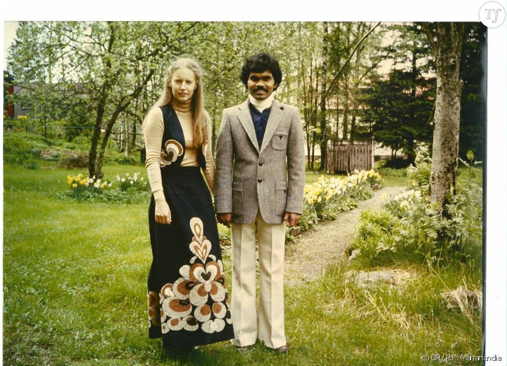 Pradyumna et Charlotte dans les années 70