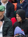 Matthieu Delormeau et Marc-Olivier Fogiel à Roland-Garros en juin 2013