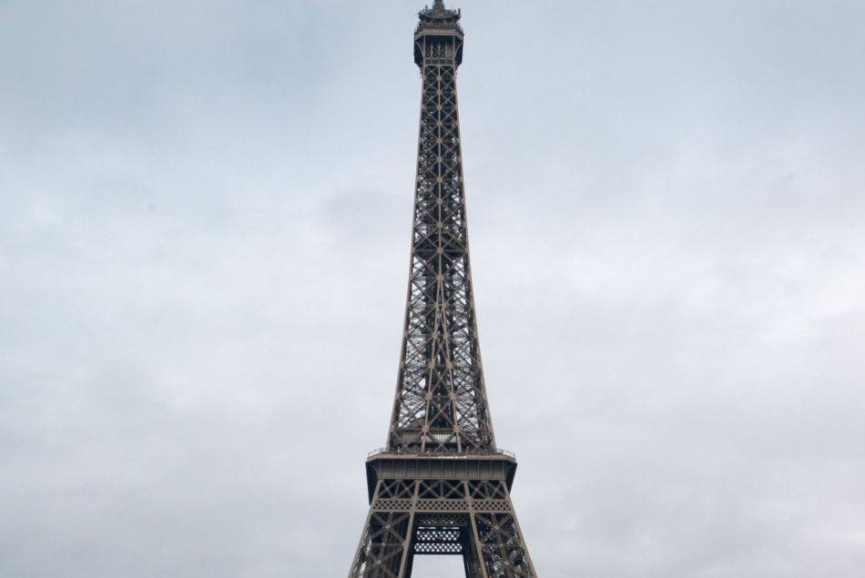 Paris et la Tour Eiffel sous la neige en mars 2013