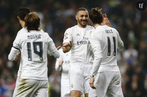 Karim Benzema et ses coéquipiers du Real Madrid