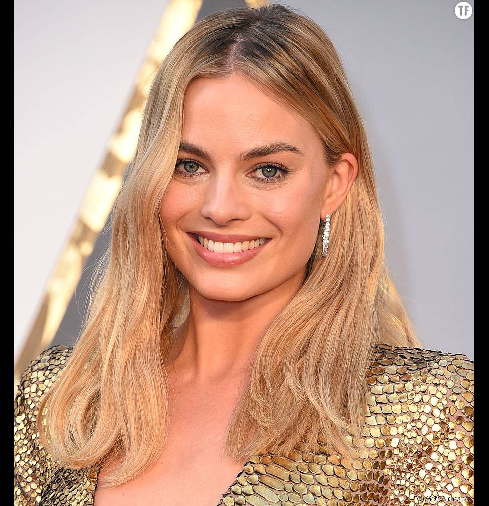 Le blond doré de Margot Robbie, lors de la crémonie des Oscars.