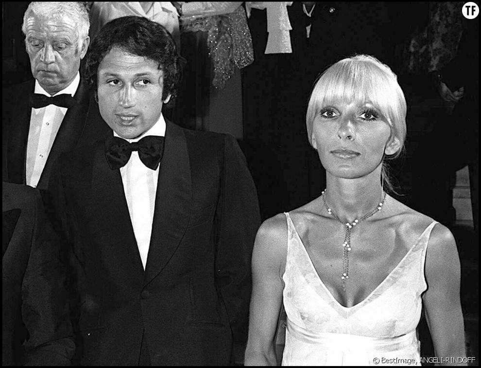 Michel Drucker et sa femme Dany Saval en 1976