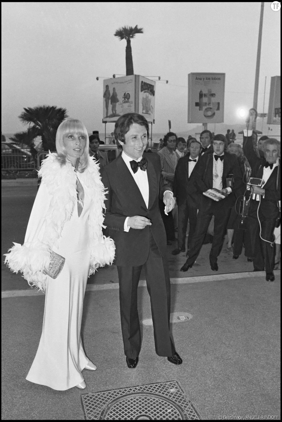 Michel Drucker et son épouse Dany Saval en 1973
