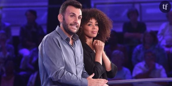 Laurent Ournac et Aurélie Konaté sur le tournage de Money Drop