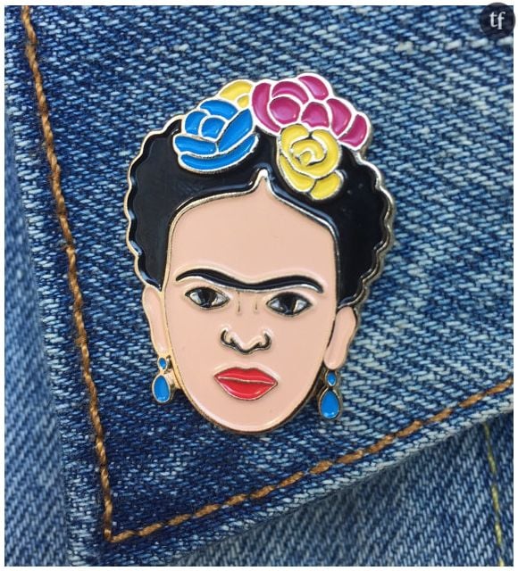 Pin's Frida Kahlo, 9 euros sur Etsy