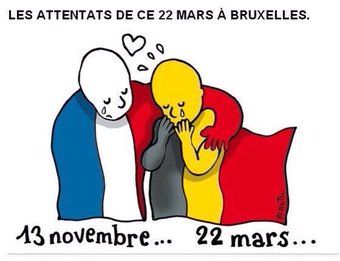 Attentats de Bruxelles : les stars du monde entier rendent hommage aux victimes