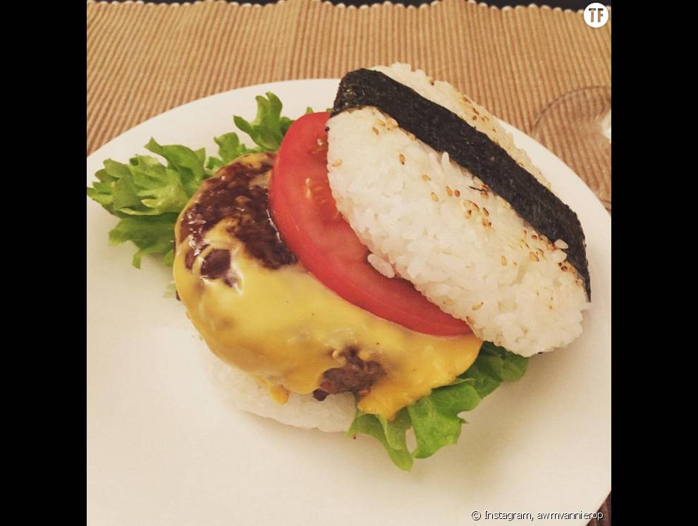 Un sushi burger home made, facile à reproduire!