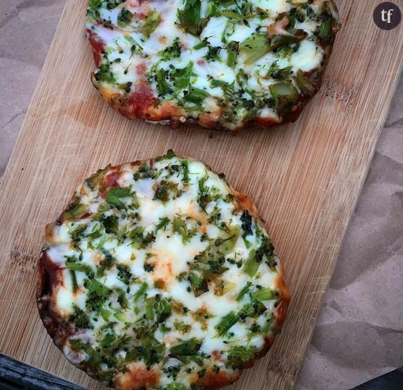 Des champignons Portobello en version pizzas