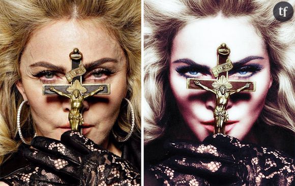 Les stars et Photoshop : toutes les photos de Madonna sont systématiquement retouchées pour la rajeunir