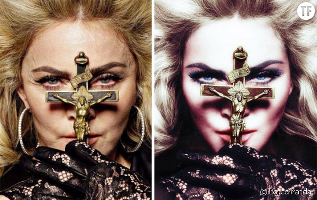 Les stars et Photoshop : toutes les photos de Madonna sont systématiquement retouchées pour la rajeunir