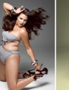 Photoshop : avant/après retouche sur une photo du mannequin grande taille Candice Huffine