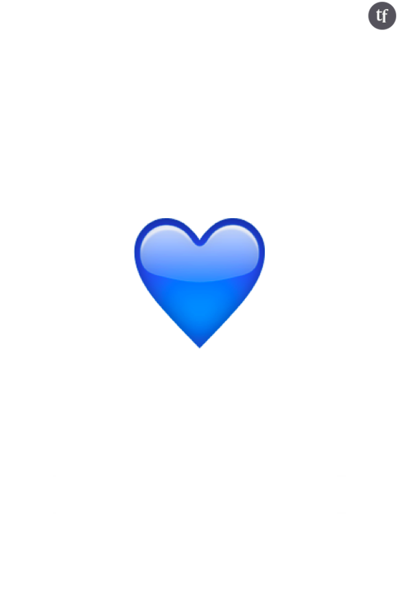 Emoji : coeur bleu