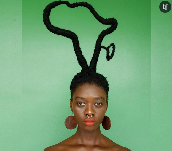 Cette artiste ivoirienne transforme les cheveux afro en oeuvres d'art