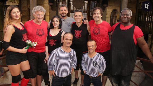 Camille Cerf, Agathe Auproux, Thierry Samitier, Gérard Vives, Nelson Montfort, Magloire dans Fort Boyard 2017