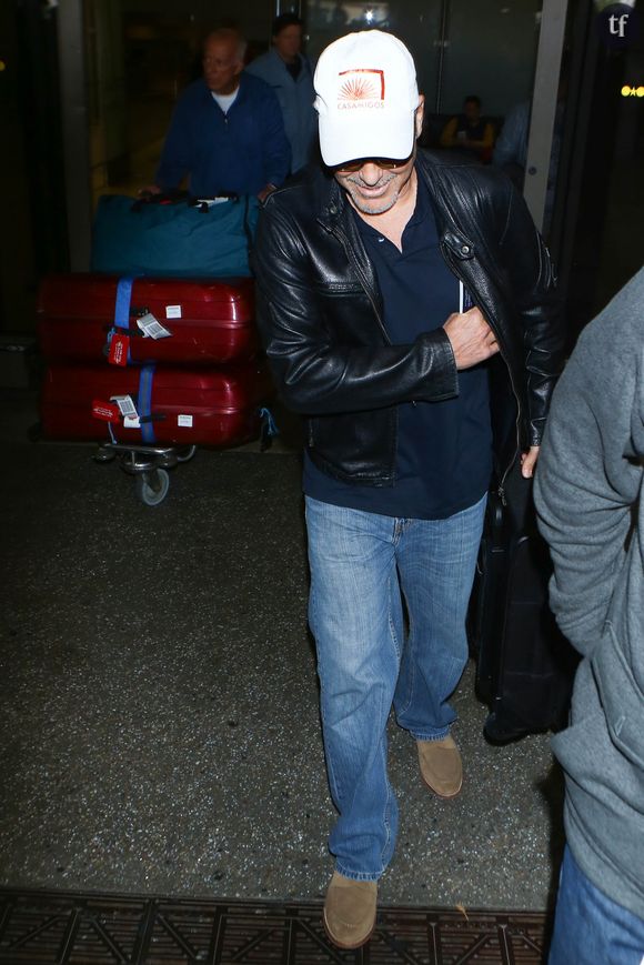 George Clooney à l'aéroport de Los Angeles le 22 mars 2017