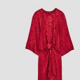     Robe rouge en jacquard Zara, 59,95 euros  