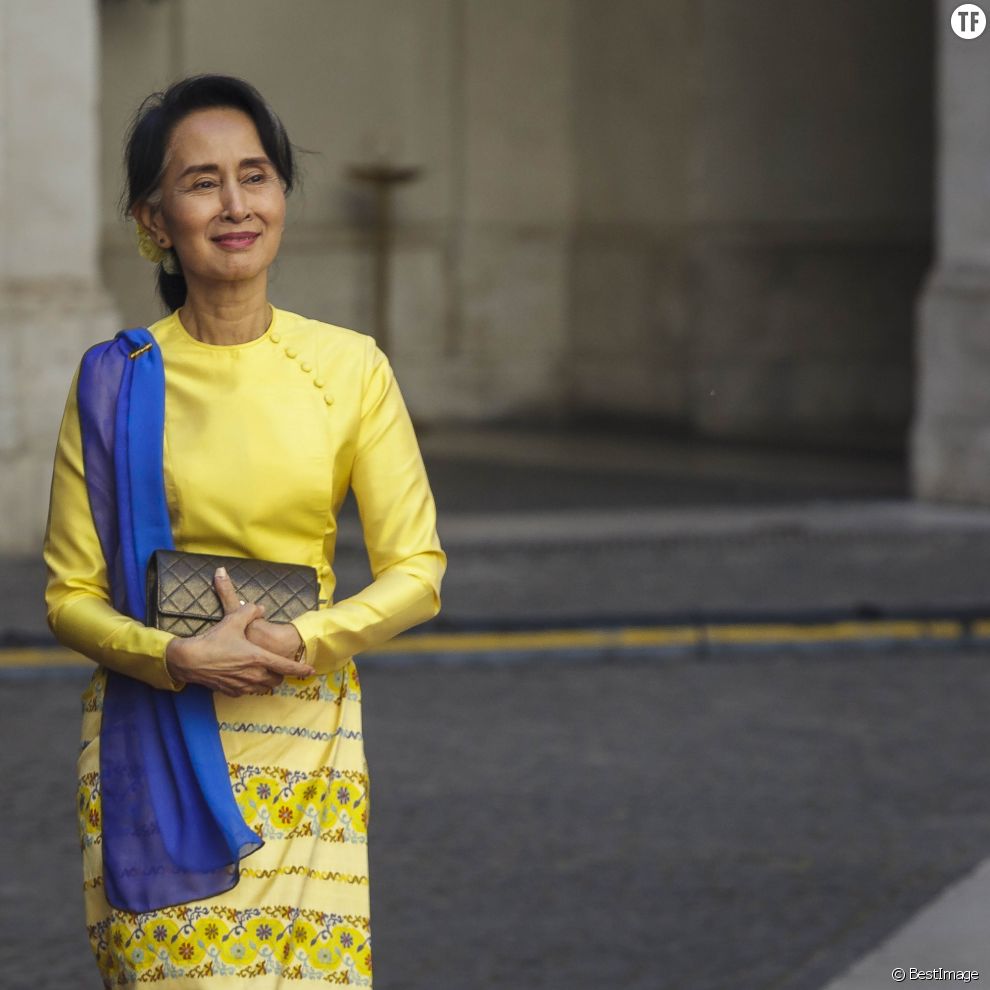  La ministre des Affaires étrangère du Myanmar (Birmanie) Aung San Suu Kyi  