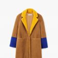  Manteau en peau lainée tricolore Mango, 79,99€ 