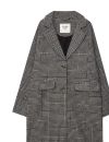  Manteau à carreaux ample Pull &amp; Bear, 59,99€ 
