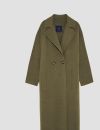  Manteau d'homme kaki Zara, 79,95€ 