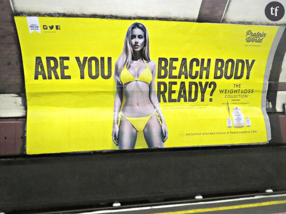 À Londres, les internautes protestent contre la censure de cette pub pour collants