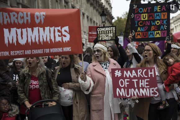 March of the mummies à Londres le 31 octobre 2017