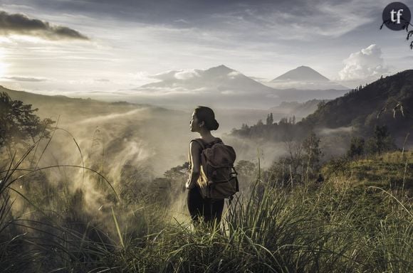 Photo d'illustration d'une touriste en Indonésie.