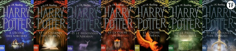 Les sept tomes d&#039;Harry Potter.