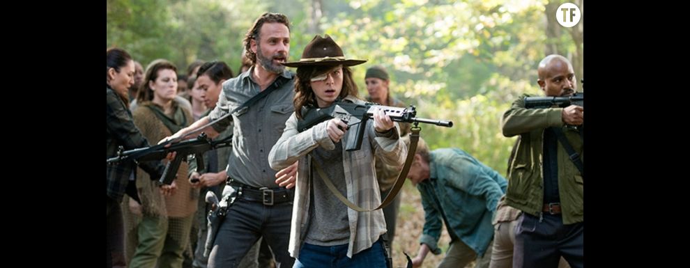 Carl et Rick dans la saison 8 de &quot;The Walking Dead&quot;
