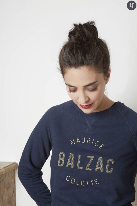 Le sweat-shirt littéraire Honorine de Balzac Paris