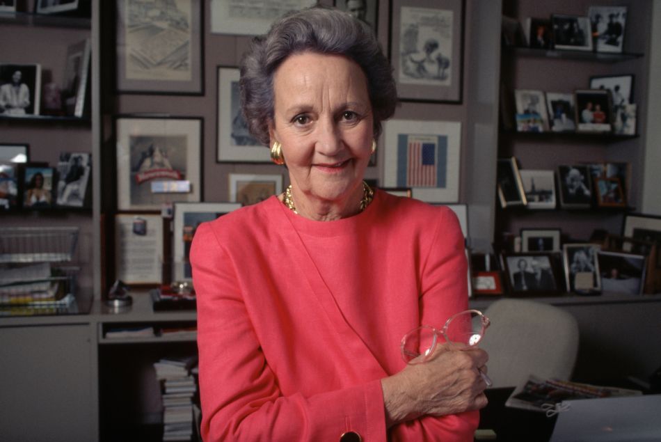 Katharine Graham, propriétaire et éditrice du Washington Post de 1963 à 1979.