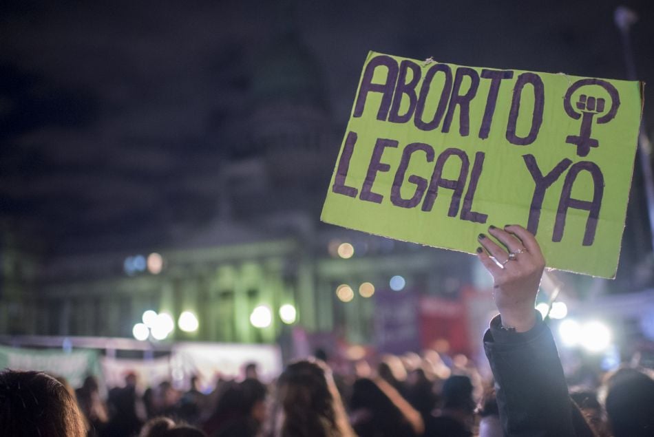 Manifestation pour le droit à l'avortement en Argentine