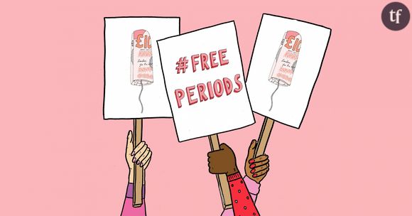 La campagne #FreePeriods contre la précarité menstruelle en Angleterre