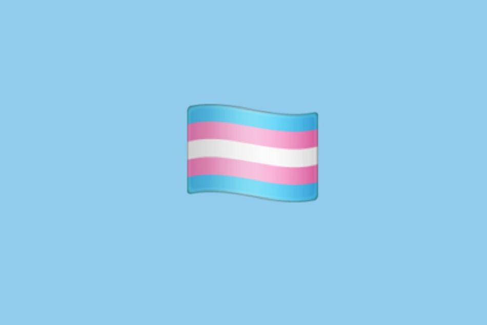Le drapeau trans, nouveau venu parmi la centaine de derniers emojis.