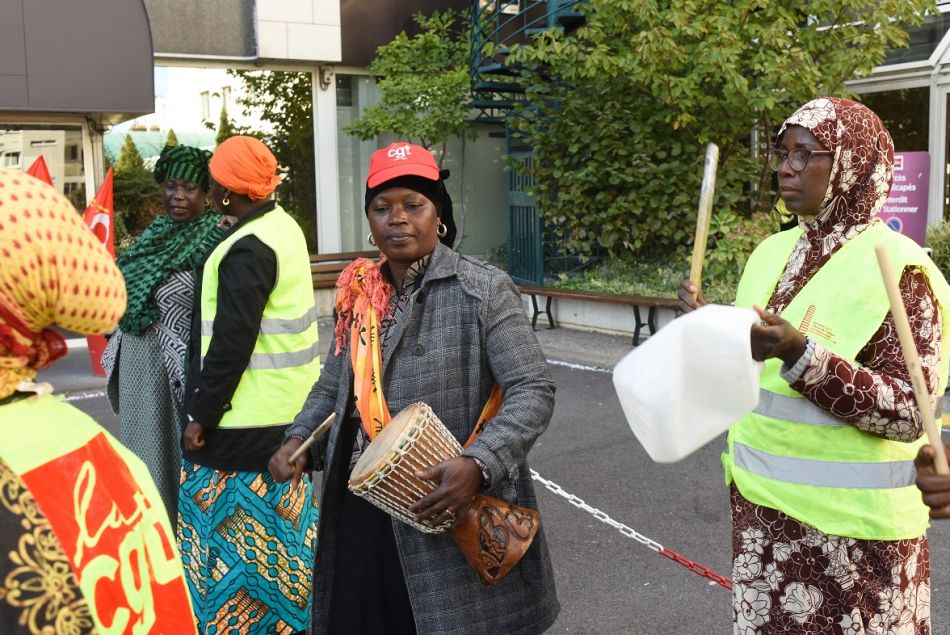 Les femmes de chambre de l'Ibis des Batignolles en grève en 2019