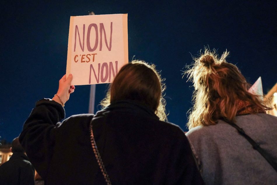 Des manifestantes se rassemblent à Toulouse, le 25 novembre 2020, lors d'une manifestation contre la violence patriarcale marquant la Journée internationale pour l'élimination de la violence à l'égard des femmes.