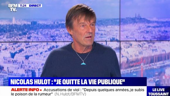 Accusé d'agressions sexuelles et de viol, Nicolas Hulot se défile