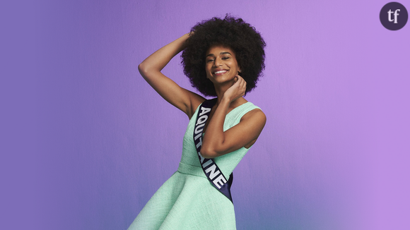 Ambre Andrieu, Miss Aquitaine, et sa coiffure afro