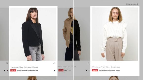 Des faux bleus sur des mannequins : la campagne Camaïeu sur les violences conjugales fait bondir