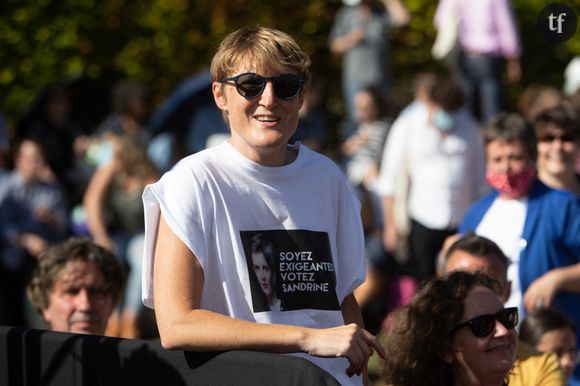 La militante féministe Alice Coffin aux journée d'été d'EELV le 20 août 2021 à Poitiers