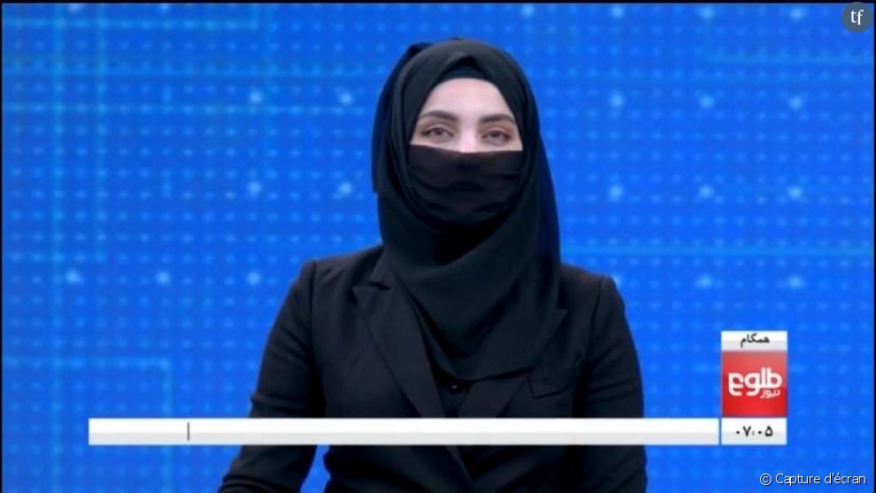 Les présentatrices afghanes contraintes de porter le voile intégral.