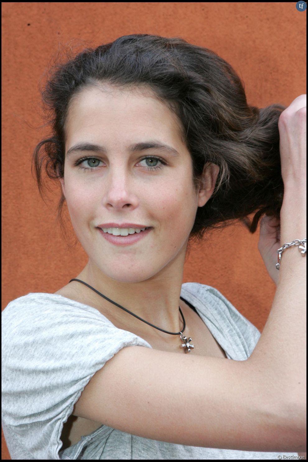 Clémence Castel à Roland Garros, 2007