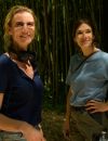 Alexandra Lamy et Mélanie Doutey tournent le film "Touchées"
