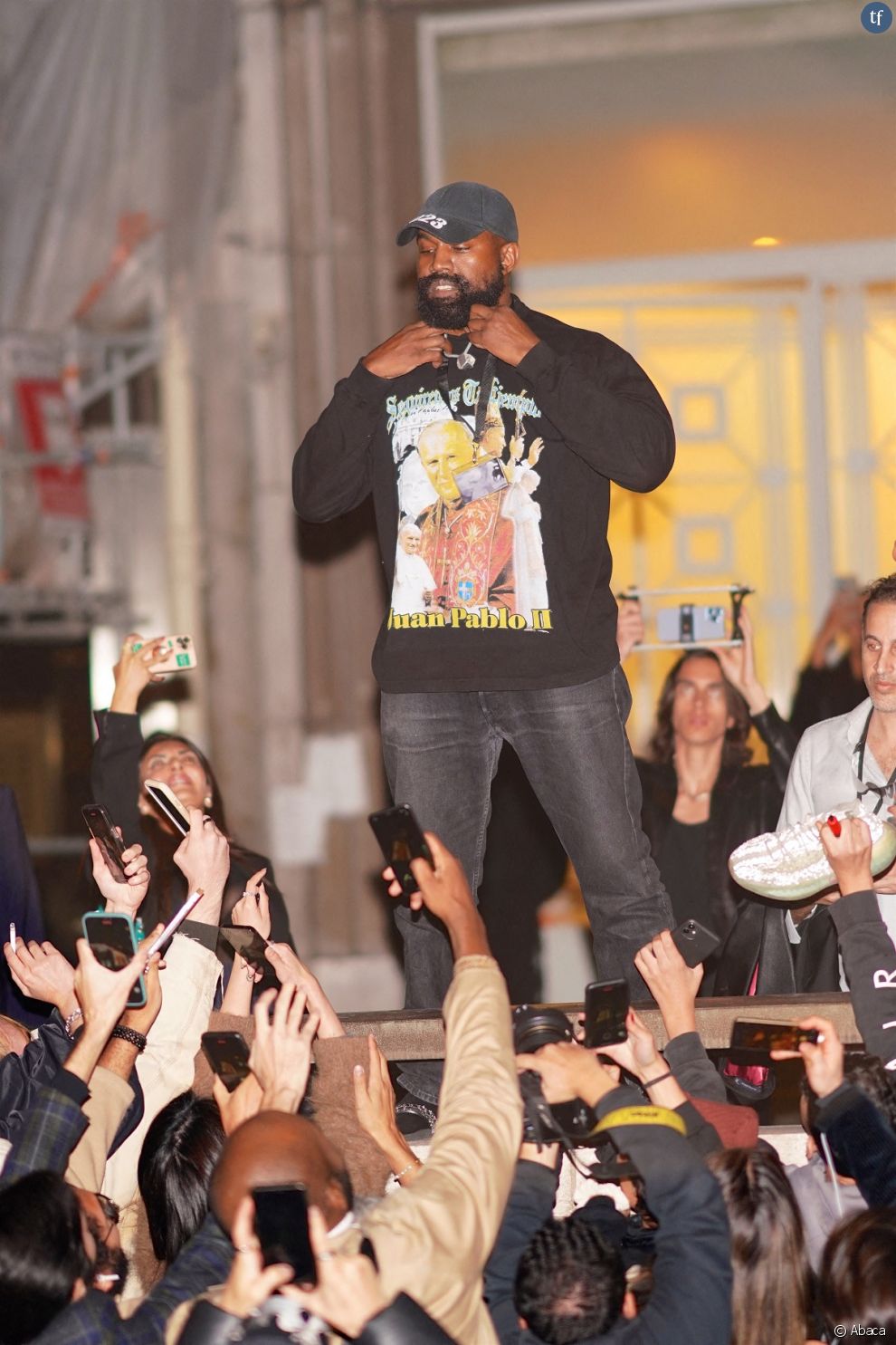 Kanye West indigne avec son T-shirt &quot;White Lives Matter&quot;