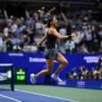  Caroline Garcia face à Coco Gauff (6/3 - 6/4) lors du tournoi de l'US Open à New York, le 6 septembre 2022. 