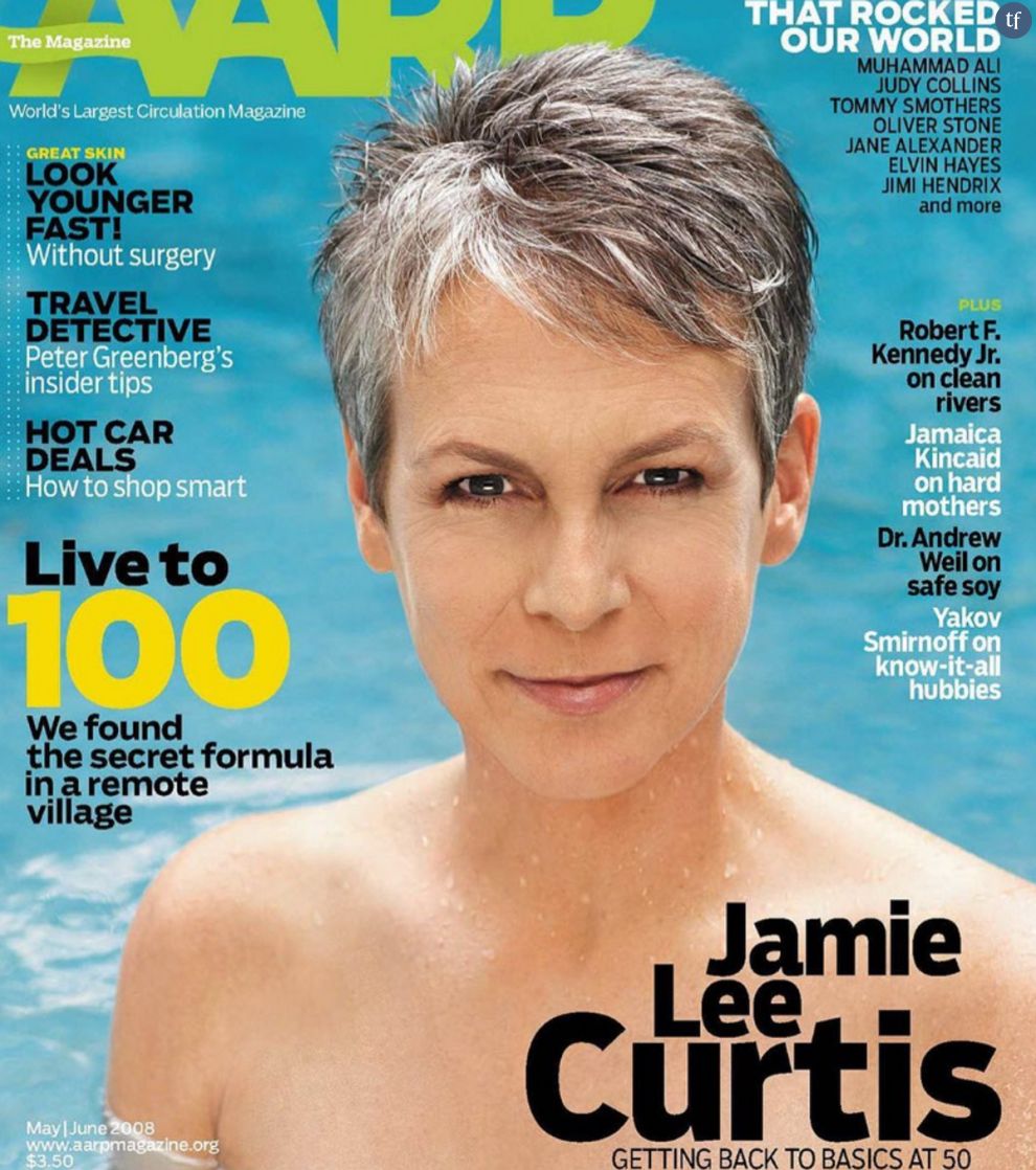 Jamie Lee Curtis a subi du sexisme en posant topless à 50 ans