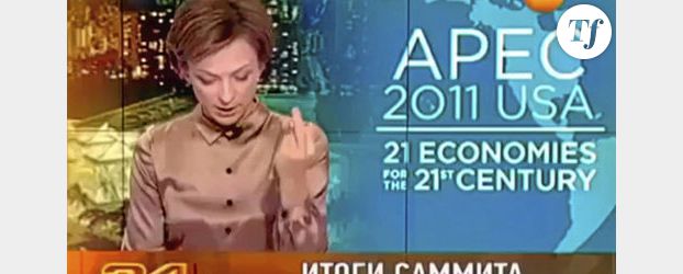 La journaliste russe virée pour son doigt d'honneur à Obama