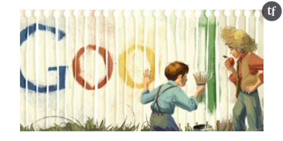 Mark Twain et Tom Sawyer à l’honneur sur Google