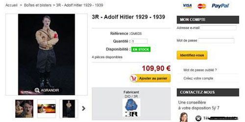 Antisémitisme : un site de figurines nazies épinglé